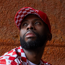 Load image into Gallery viewer, Five Guys Checkerboard Baseball Cap