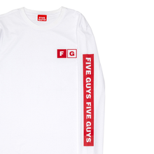 Load image into Gallery viewer, Five Guys Checkerboard Long Sleeve T-Shirt