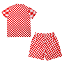 Load image into Gallery viewer, Five Guys Checkerboard Summer Co-ord