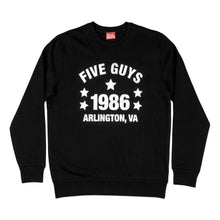 Load image into Gallery viewer, Five Guys Arlington 1986 Sweatshirt

