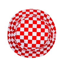 Load image into Gallery viewer, Five Guys Checkerboard Reversible Bucket Hat
