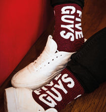 Load image into Gallery viewer, Five Guys Striped Socks
